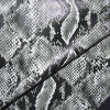 Stoff für Regenbekleidung Schlange Optik schwarz-grau
