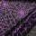 Stretch-Netz fein mit Folie schwarz-lila
