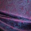 Futterstoff Jacquard Paisley 40 mm viollet-stahlblau;...