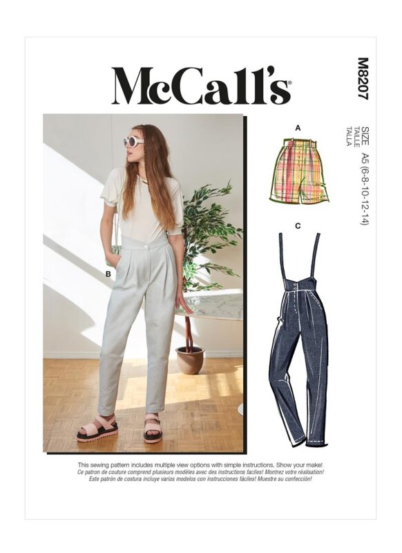 McCALLS Schnittmuster Damen Hose