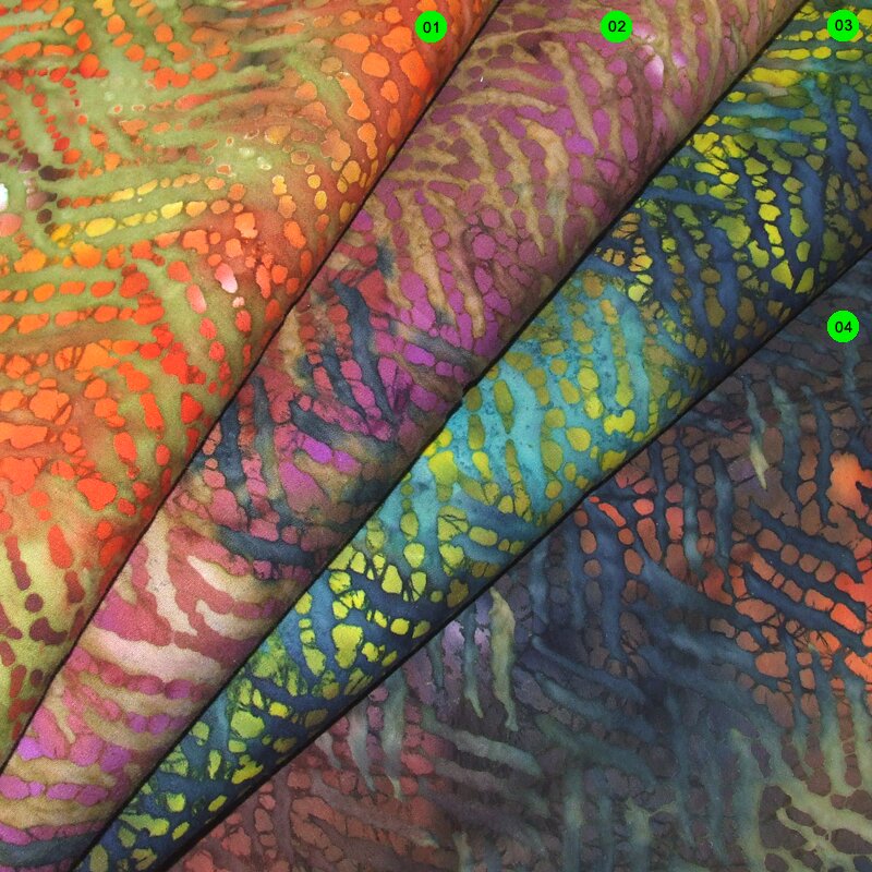 Baumwollstoff Batik Patchwork Handarbeit