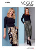 Vogue Schnittmuster Damen Rock