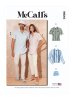 McCALLS Schnittmuster Damen/Herren Top + Mütze Alle...