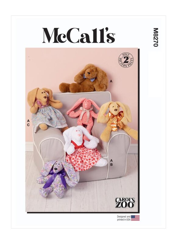 McCALLS Schnittmuster Stofftier