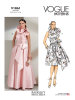 Vogue Schnittmuster Damen Kleid
