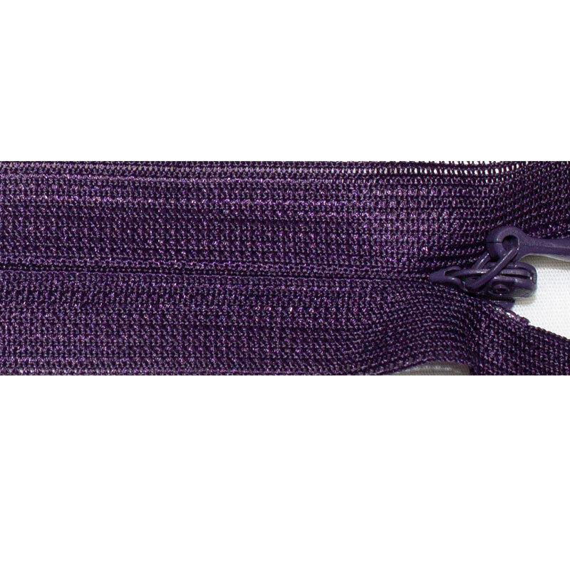 Reißverschluss Nahtfein 4 mm 40 295 aubergine