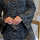 Modestoffe Winterjersey schwarz Striche (Kleid) ÖkoTex