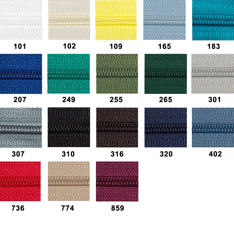 Reißverschluss Kunststoffspirale  5 mm teilbar 35 774 beige