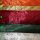 Organza Foliendruck  03 weinrot