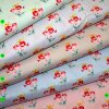 Dirndlserie  Druck Rose und Ornamenten 04 hellblau