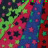 Anti Pilling Fleece Druck Sterne 04 kobalt