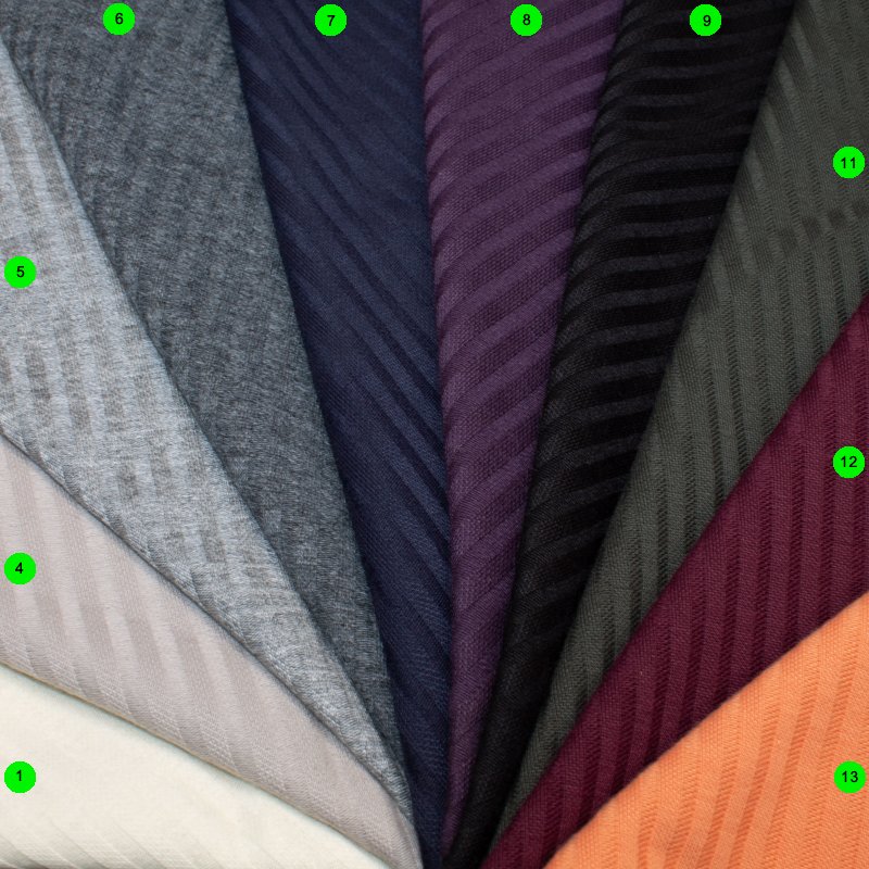 Interlock 400 Rippe 5 mm 08 aubergine