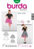 Burda Schnittmuster Kinder Rock Gr. 104 - 164