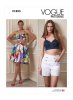 Vogue Schnittmuster Damen Top, Rock und Hose