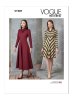 Vogue Schnittmuster Damen Kleid