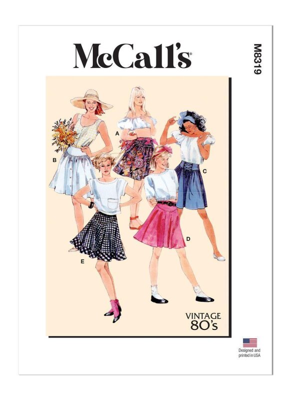 McCALLS Schnittmuster Damen Rock