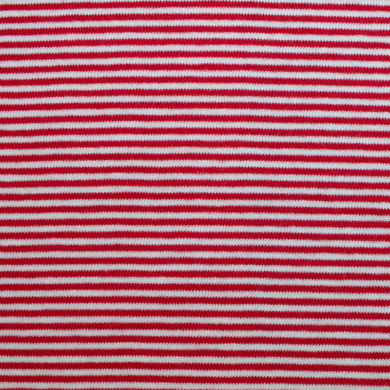 Viskose Jerseystoffe Ringel Serie 2 mm 09 rot