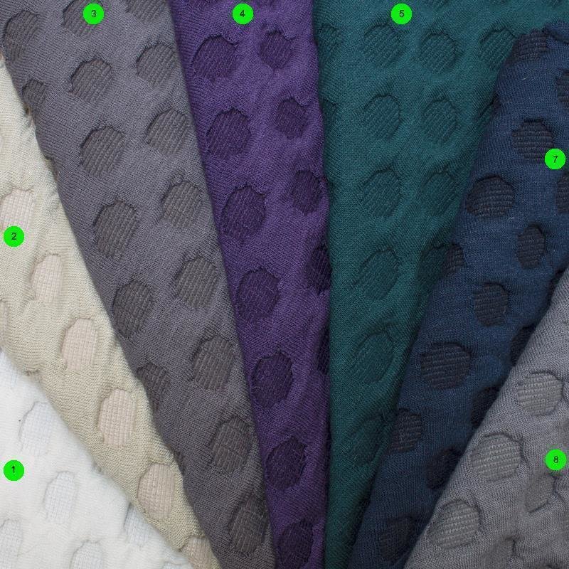 Doppeljersey Jacquard 03 taupe