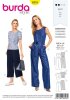 Burda Schnittmuster Damen Overall + Hose mit Bluse Gr. 34...