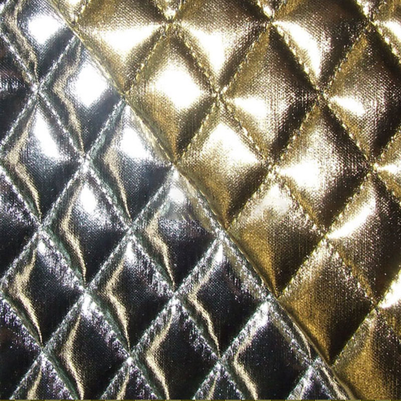 Metallfolie gesteppt 02- gold