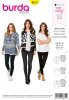 Burda Schnittmuster Damen Jacke + Shirt Gr. 36 - 50
