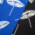 Javanaise bedruckt Schirm 01 royalblau