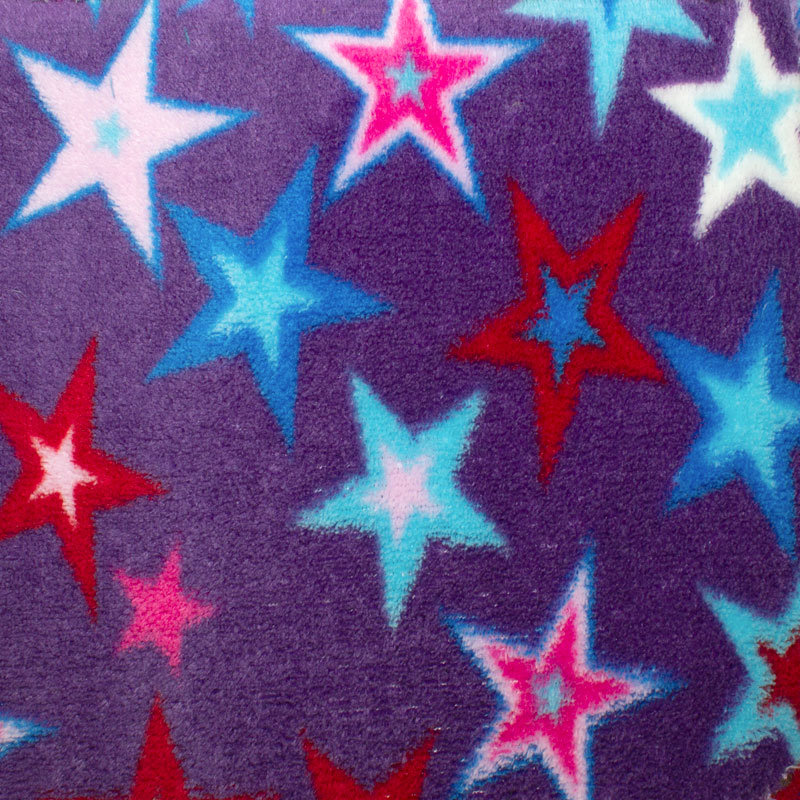 Wellness Fleece Druck 03 violett
