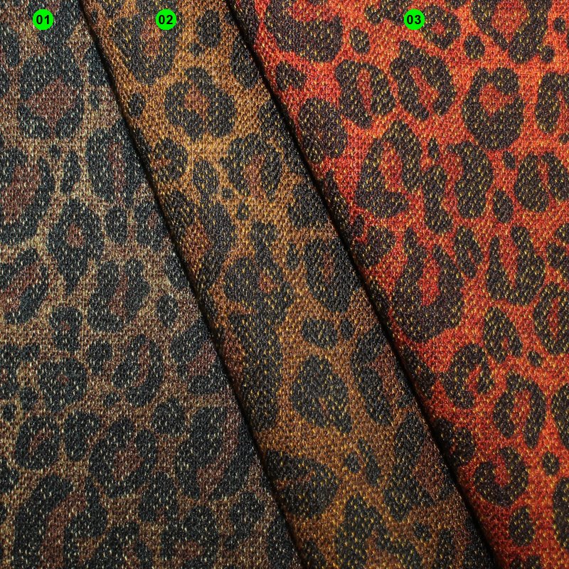 Animal Druck Crepe Doppelseitig 01 camel