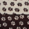 Anti-Pilling-Fleece, Pfote 02 Tierpfote braun