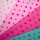 Baumwolljersey Sterne  03 rosa