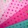 Baumwolljersey Sterne  04 pink