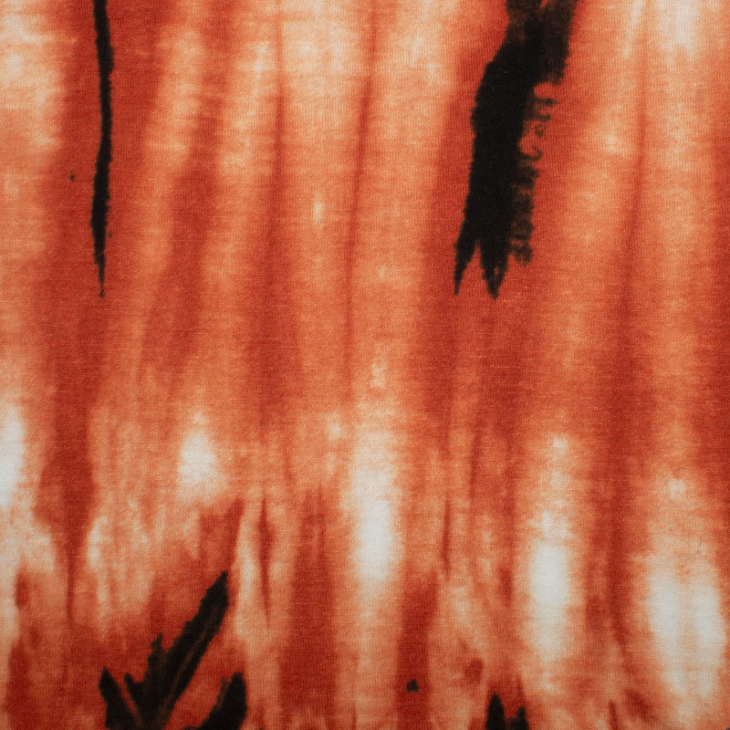 VI Jersey bedruckt Batik ÖkoTex 03 terracotta