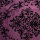 Satin Crash Flockdruck 05 brombeer