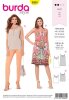 Burda Schnittmuster Damen Top + Kleid Gr. 34 - 46