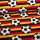 Baumwolljersey Fussball 01 schwarz-rot-gold