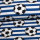 Baumwolljersey Fussball 05 blau-weiß