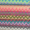 Baumwolljersey Zick-Zack 02 rosa-gelb