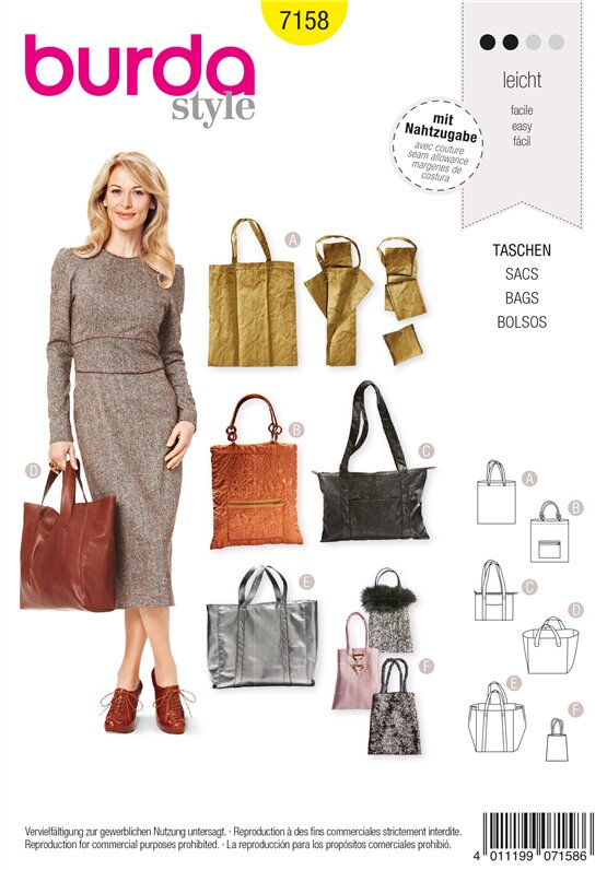 Burda Schnittmuster Taschen