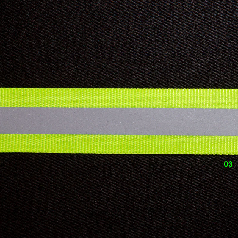 Reflektorband 20 mm 03 neongelb