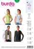 Burda Schnittmuster Damen/Herren Weste Gr. 32 - 44 + 44 - 54