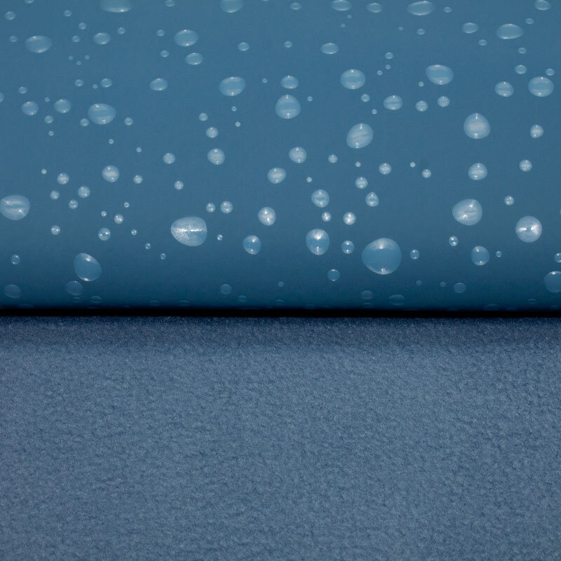 Softshell 3 D Wassertropfen 04 taubenblau