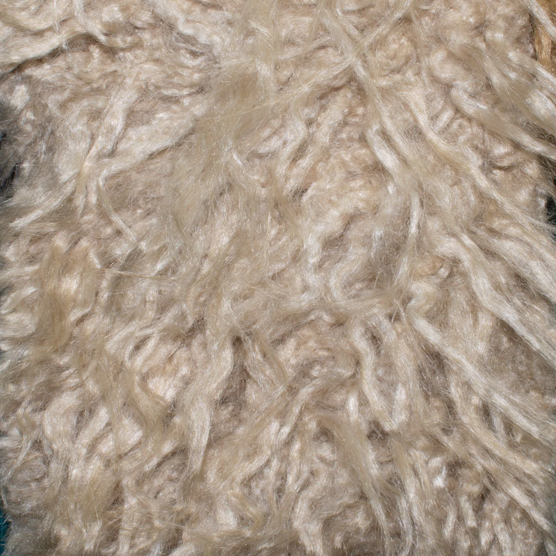 Fellimitat langhaar Zottel ÖkoTex 02 beige