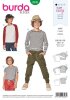 Burda Schnittmuster Kinder Shirt Gr. 116 - 158