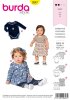 Burda Schnittmuster Baby Body + Kleid Gr. 62 - 92