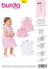 Burda Schnittmuster Baby Kleid + Hose Gr. 62 - 92