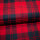 Baumwoll-Flanell Karo groß 02 rot-schwarz