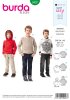Burda Schnittmuster Kinder Sweater Gr. 104 - 140