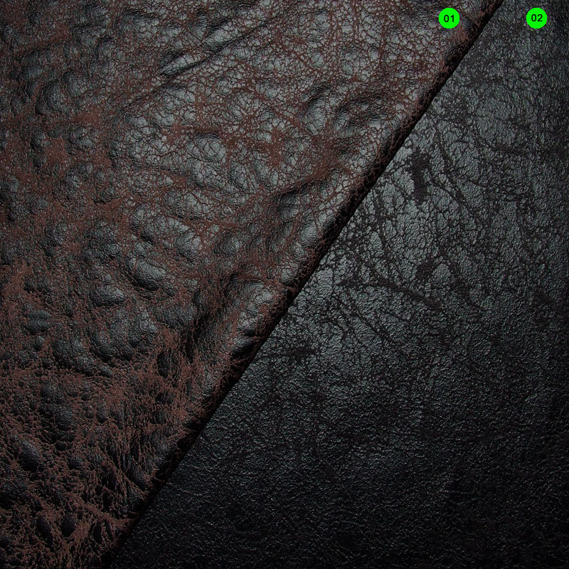 Velours-Lederimitat bi-elastisch Antik 01 dunkelbraun