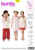 Burda Schnittmuster Baby/Kinder Nachtwäsche Gr. 98 -...