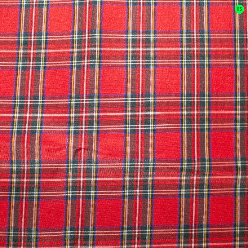 Taft Schottenkaro Karo klein 05 rot